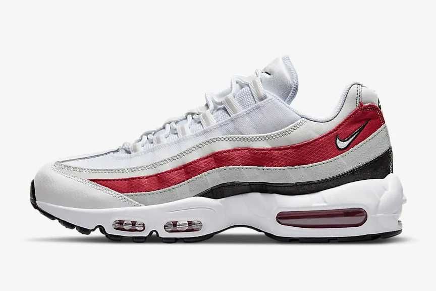 【スニダンで購入可】3/27発売 Nike Air Max 95 "White/Red/Grey" 抽選/定価/販売店舗まとめ 2枚目