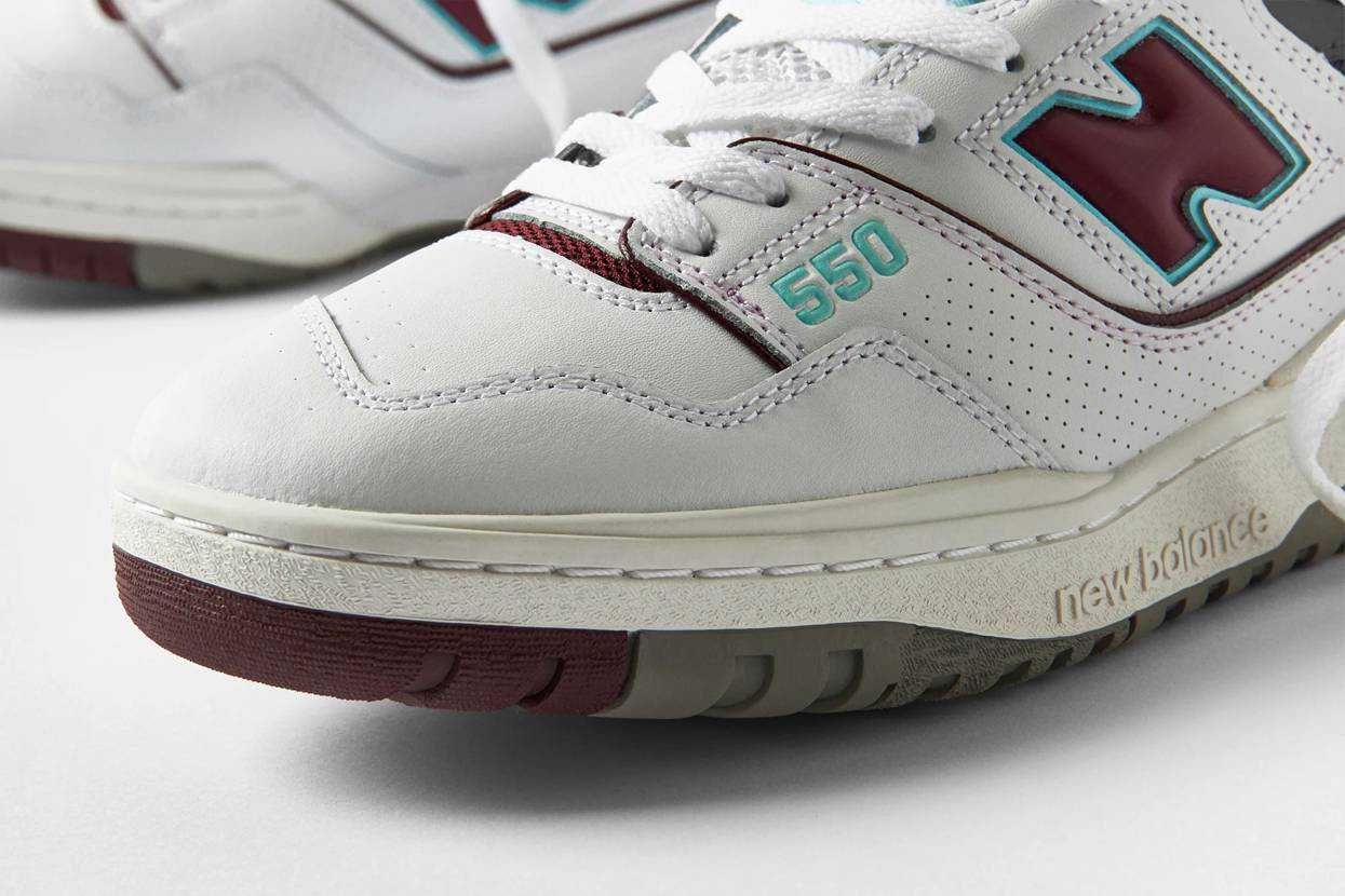 【販売リンクあり】海外抽選中 New Balance BB550WBG "Burgundy" 抽選/定価/販売店舗まとめ 3枚目