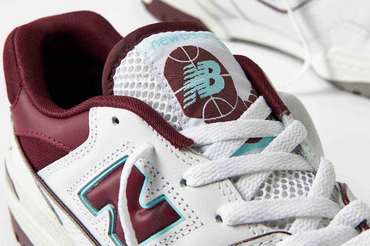 【販売リンクあり】海外抽選中 New Balance BB550WBG "Burgundy" 抽選/定価/販売店舗まとめ 2枚目