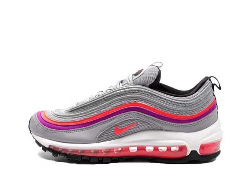 Nike Women s Air Max 97 Wolf Grey Solar Red Vivid Purple