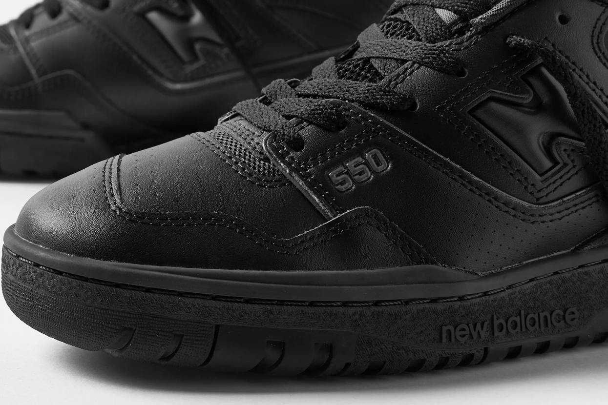 【販売リンクあり】海外抽選中 New Balance 550 "Triple Black" 抽選/定価/販売店舗まとめ 3枚目