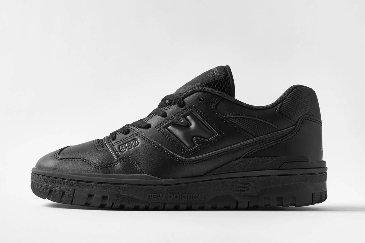 【販売リンクあり】海外抽選中 New Balance 550 "Triple Black" 抽選/定価/販売店舗まとめ 5枚目