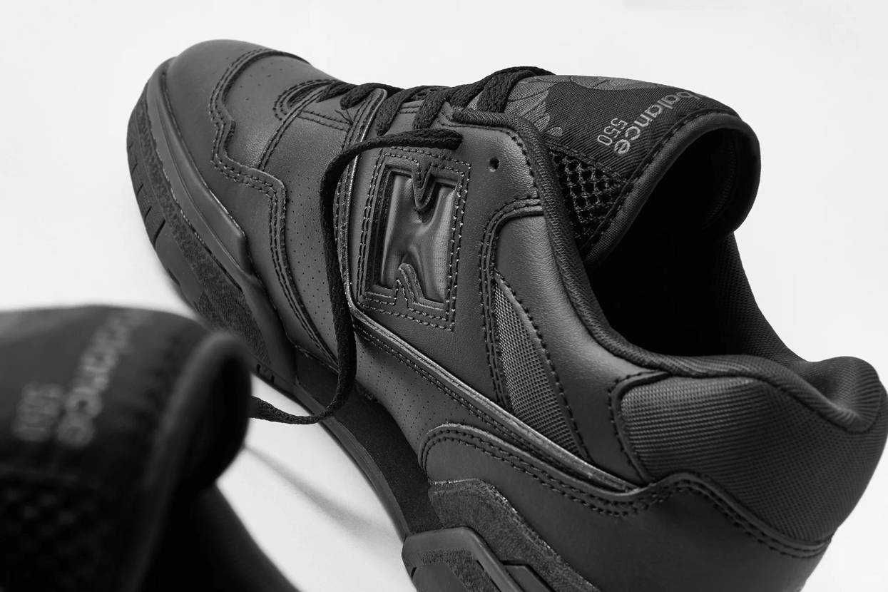 【販売リンクあり】海外抽選中 New Balance 550 "Triple Black" 抽選/定価/販売店舗まとめ 4枚目