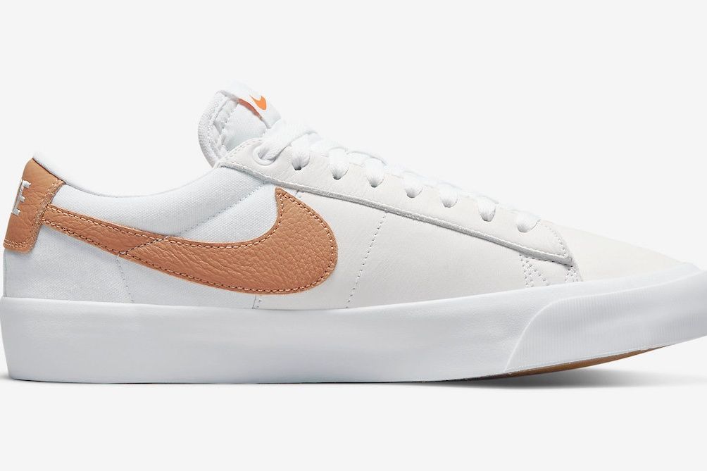 【スニダンで購入可】4/1発売 Nike SB Orange Label Zoom Blazer ISO "Light Cognac/White" 2types 抽選/定価/販売店舗まとめ 10枚目