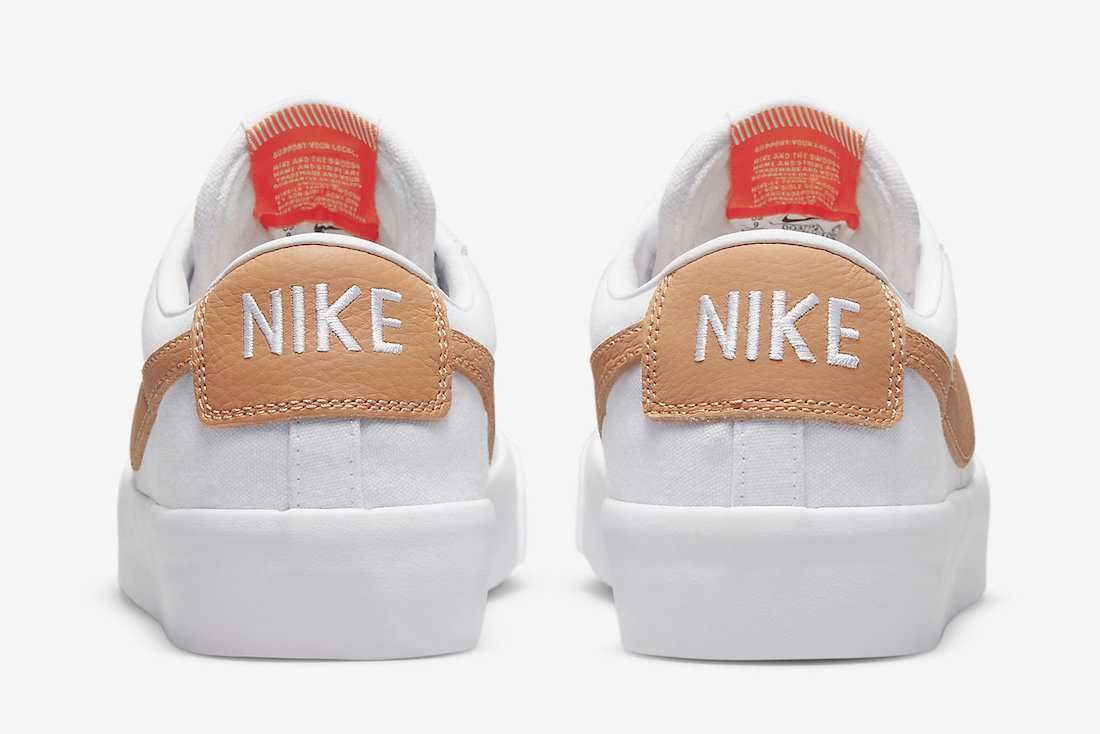 【スニダンで購入可】4/1発売 Nike SB Orange Label Zoom Blazer ISO "Light Cognac/White" 2types 抽選/定価/販売店舗まとめ 12枚目