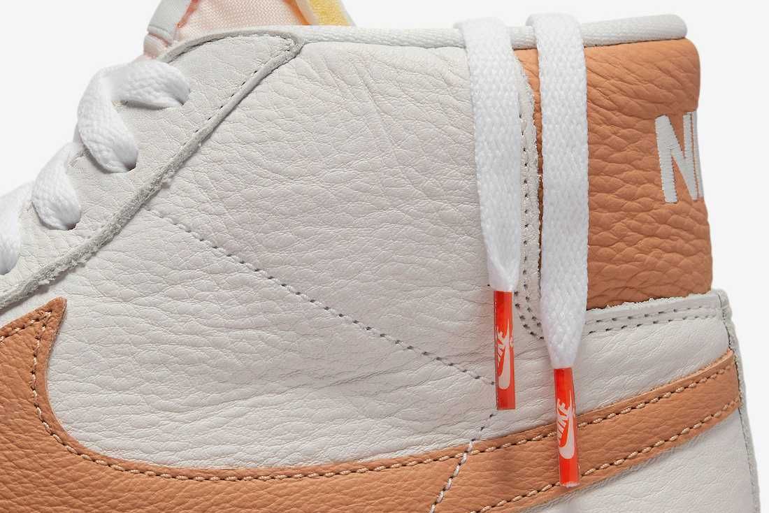 【スニダンで購入可】4/1発売 Nike SB Orange Label Zoom Blazer ISO "Light Cognac/White" 2types 抽選/定価/販売店舗まとめ 7枚目