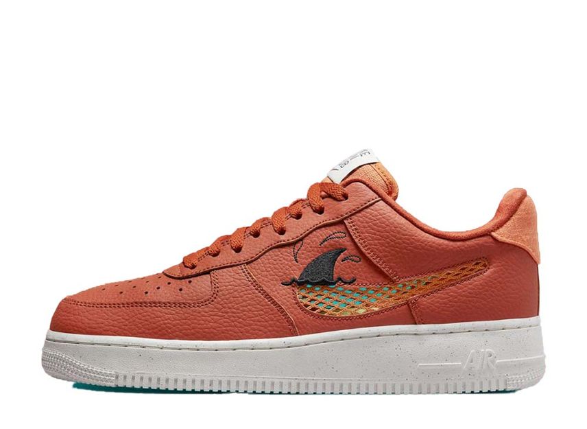 Air force 1 low just do it sales black white orange