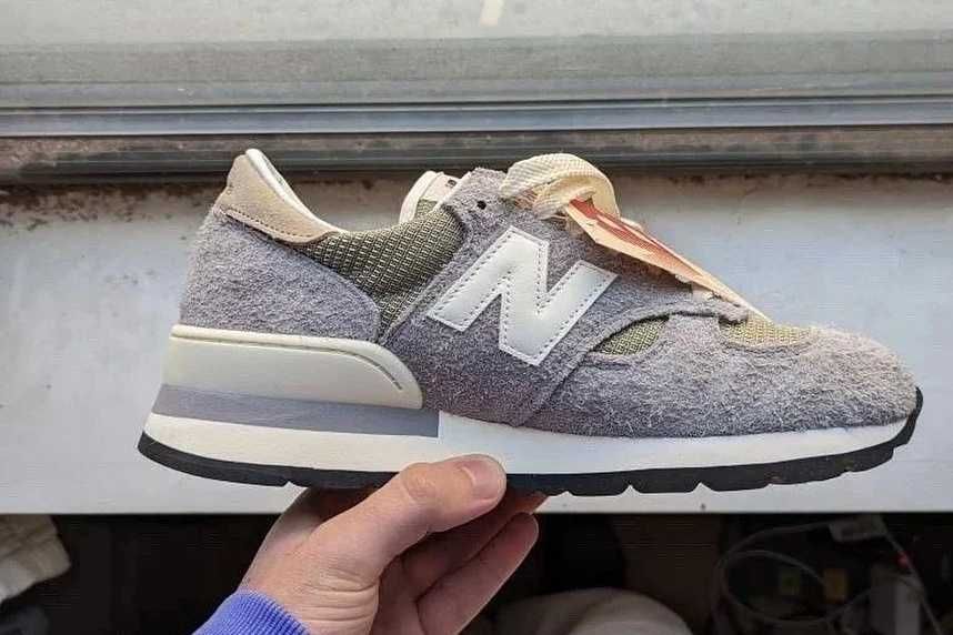 【販売リンクあり】4/28・5/3発売 New Balance 990V1 "Gray" 抽選/定価/販売店舗まとめ 3枚目