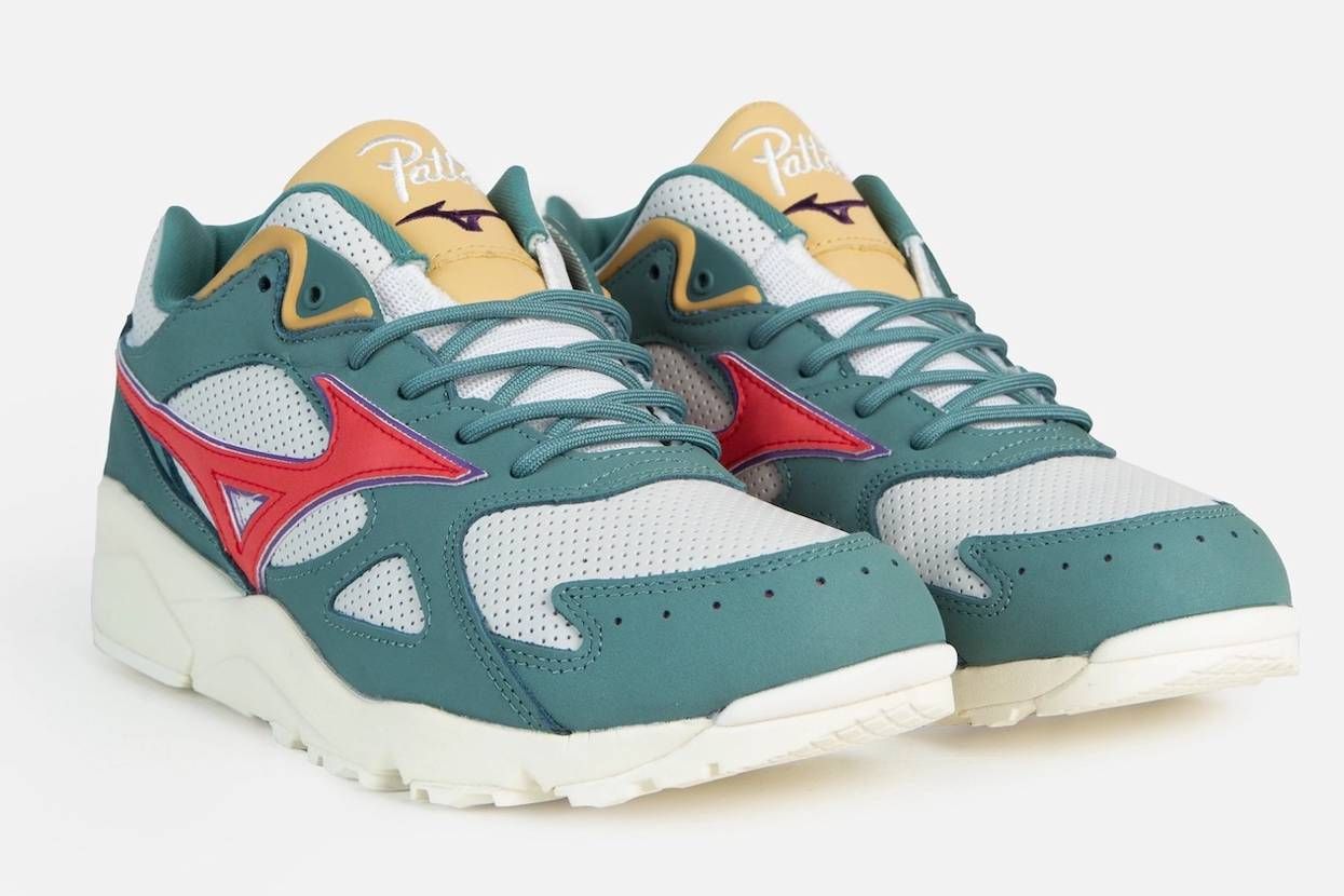 【販売リンクあり】4/1・4/15発売 Patta × Mizuno Sky Medal TR "Ivory/Red/Green"抽選/定価/販売店舗まとめ 4枚目