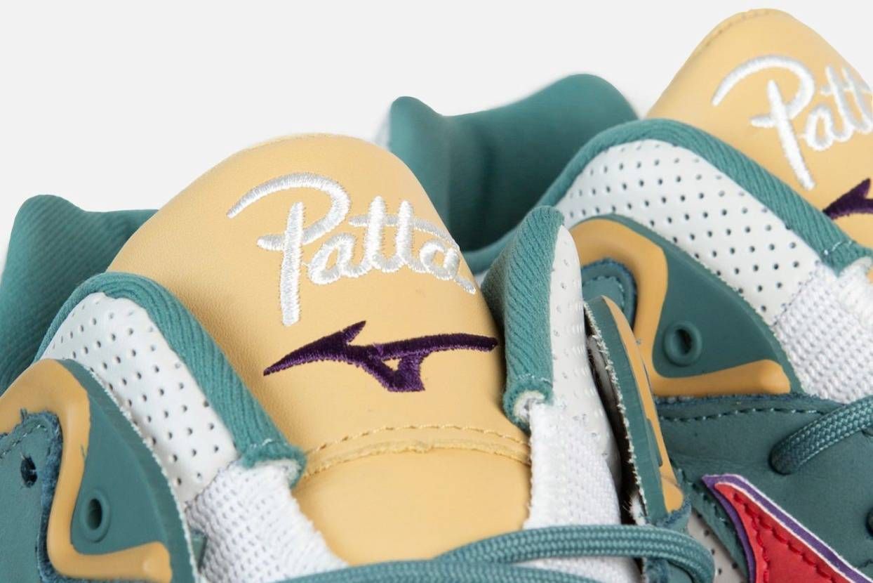 【販売リンクあり】4/1・4/15発売 Patta × Mizuno Sky Medal TR "Ivory/Red/Green"抽選/定価/販売店舗まとめ 6枚目