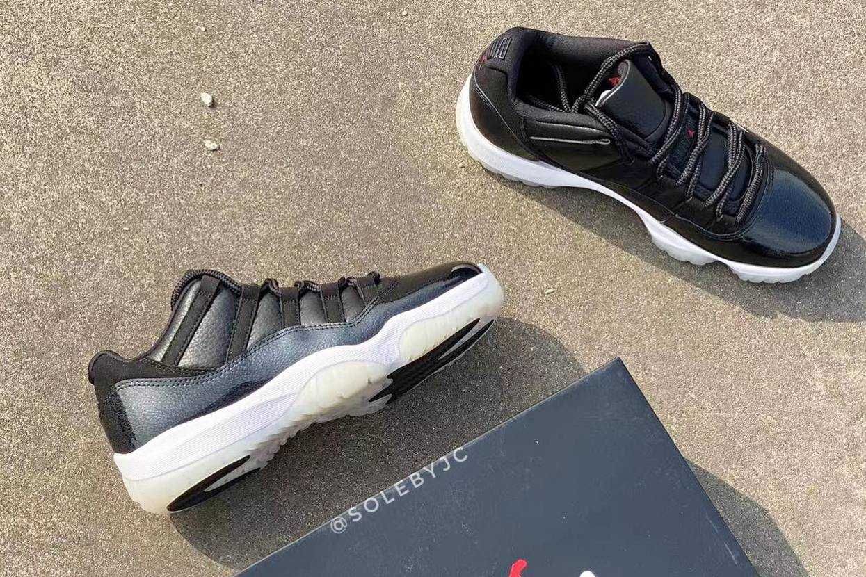 【スニダンで購入可】4/23発売 Nike Air Jordan 11 Retro Low "72-10" 抽選/定価/販売店舗まとめ 9枚目