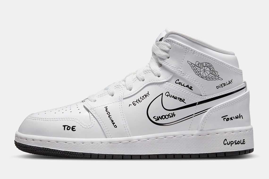 【リーク】Nike Air Jordan 1 Mid "Sneaker School" 3type 抽選/定価/販売店舗まとめ 4枚目