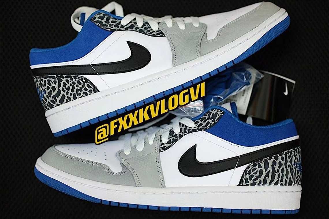 【スニダンで購入可】4/22発売 Nike Air Jordan 1 Low "True Blue" 抽選/定価/販売店舗まとめ 8枚目