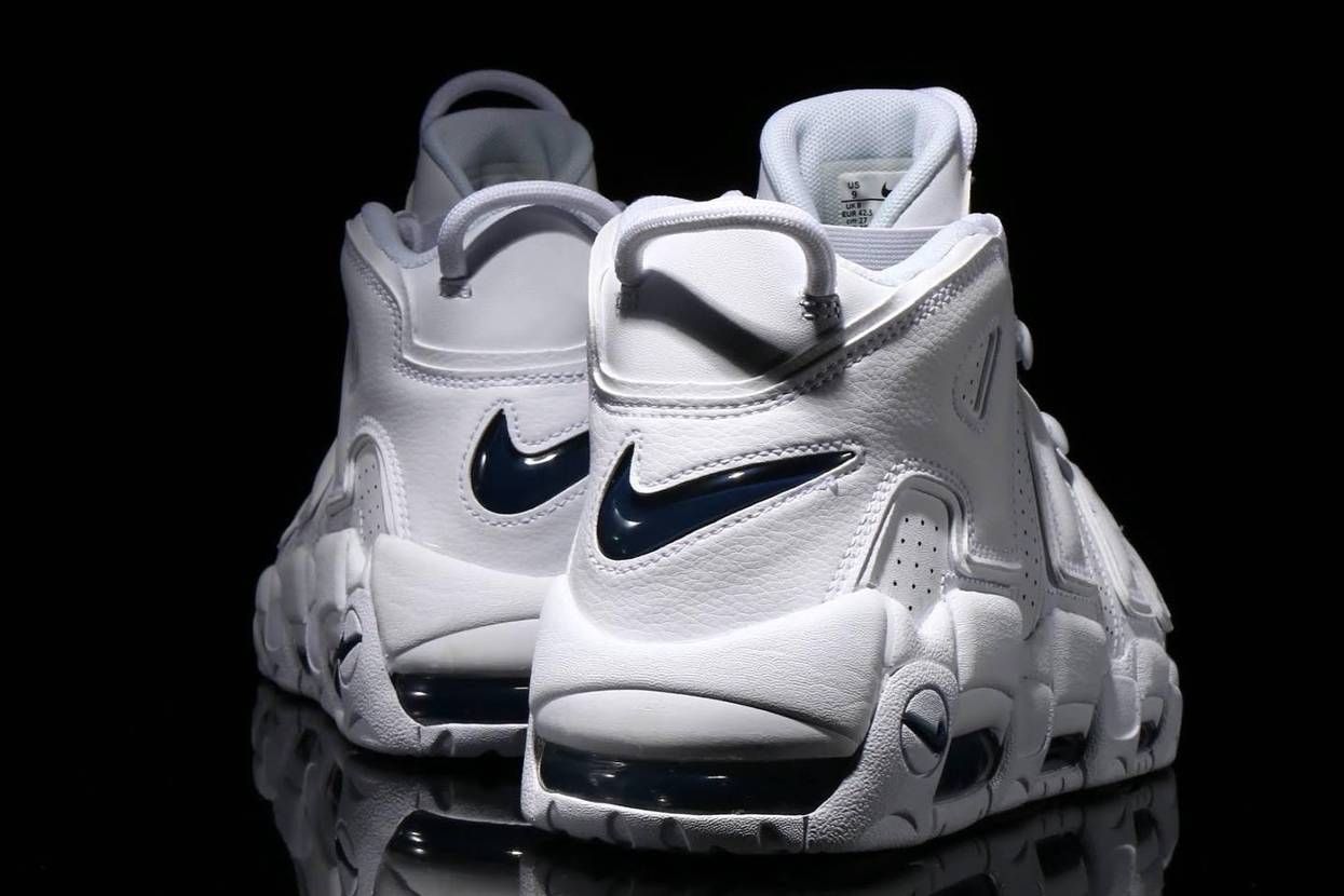 【スニダンで購入可】4/5発売 Nike Air More Uptempo "White/Midnight Navy" 抽選/定価/販売店舗まとめ 4枚目