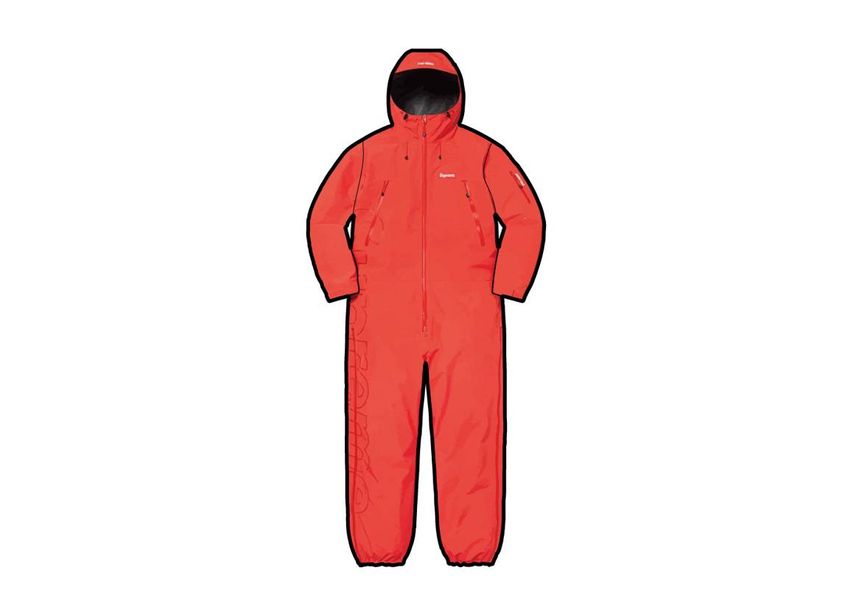 Supreme Gore Tex Paclite Suit Orange Snkrdunk Supreme Gore Tex Paclite Suit Orange Snkrdunk