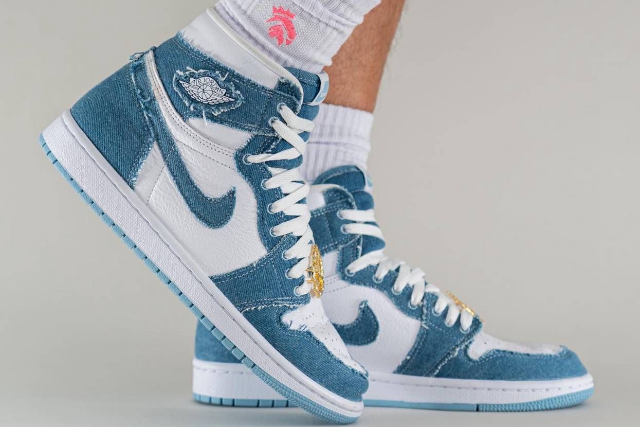 【販売リンクあり】海外抽選中 Nike WMNS Air Jordan 1 High OG "Denim" 抽選/定価/販売店舗まとめ 15枚目