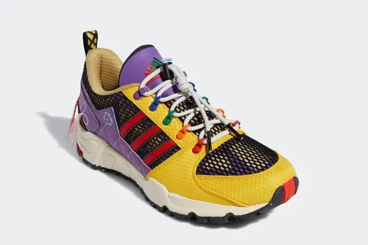 【販売リンクあり】4/6発売 Sean Wotherspoon × adidas EQT Support 93 "Bold Gold/Red/Active Purple" 抽選/定価/販売店舗まとめ 3枚目