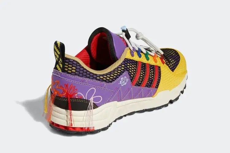 【販売リンクあり】4/6発売 Sean Wotherspoon × adidas EQT Support 93 "Bold Gold/Red/Active Purple" 抽選/定価/販売店舗まとめ 4枚目