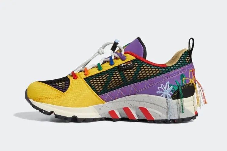 【販売リンクあり】4/6発売 Sean Wotherspoon × adidas EQT Support 93 "Bold Gold/Red/Active Purple" 抽選/定価/販売店舗まとめ 2枚目