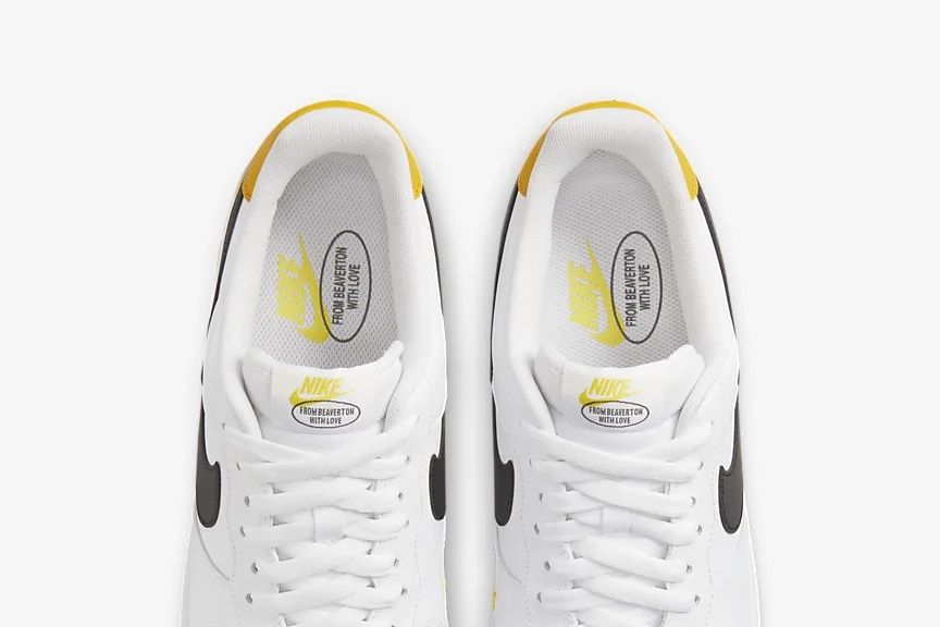 【販売リンクあり】海外抽選中 Nike Air Force 1 Low '07 LV8 "White/Black/Yellow" 抽選/定価/販売店舗まとめ 4枚目