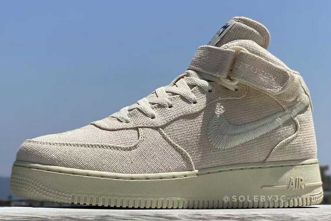 【スニダンで購入可】5/14・5/19発売 Stussy × Nike Air Force 1 Mid 3colors 抽選/定価/販売店舗まとめ 20枚目