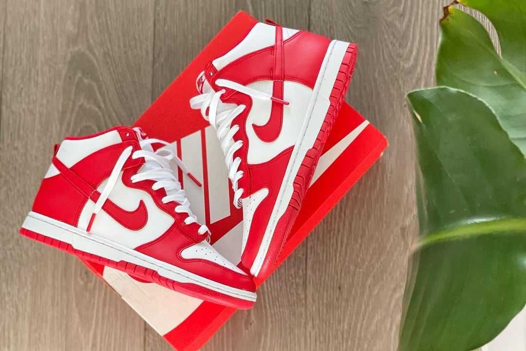 【スニダンで購入可】4/16・4/18発売 Nike Dunk High "Championship White and Red" 抽選/定価/販売店舗まとめ 5枚目