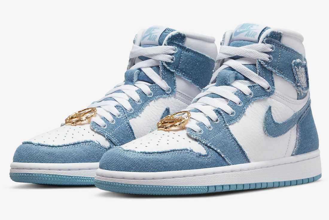 【販売リンクあり】海外抽選中 Nike WMNS Air Jordan 1 High OG "Denim" 抽選/定価/販売店舗まとめ 2枚目