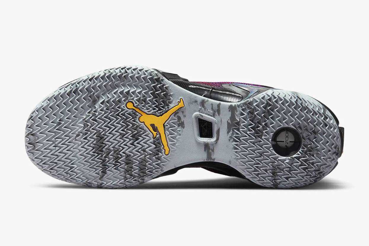 【スニダンで購入可】4/21発売 Nike Air Jordan 36 "Black/Deadly Pink/Court Purple/Laser Orange" 抽選/定価/販売店舗まとめ 6枚目