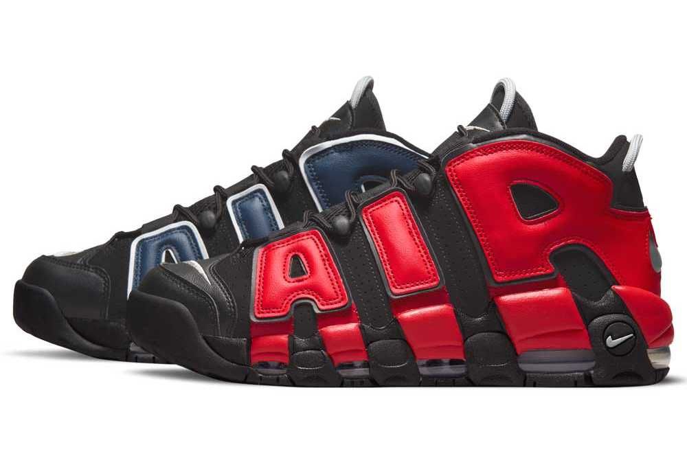 【スニダンで購入可】4/15発売 Nike Air More Uptempo '96 "Black and University Red" 抽選/定価/販売店舗まとめ 7枚目