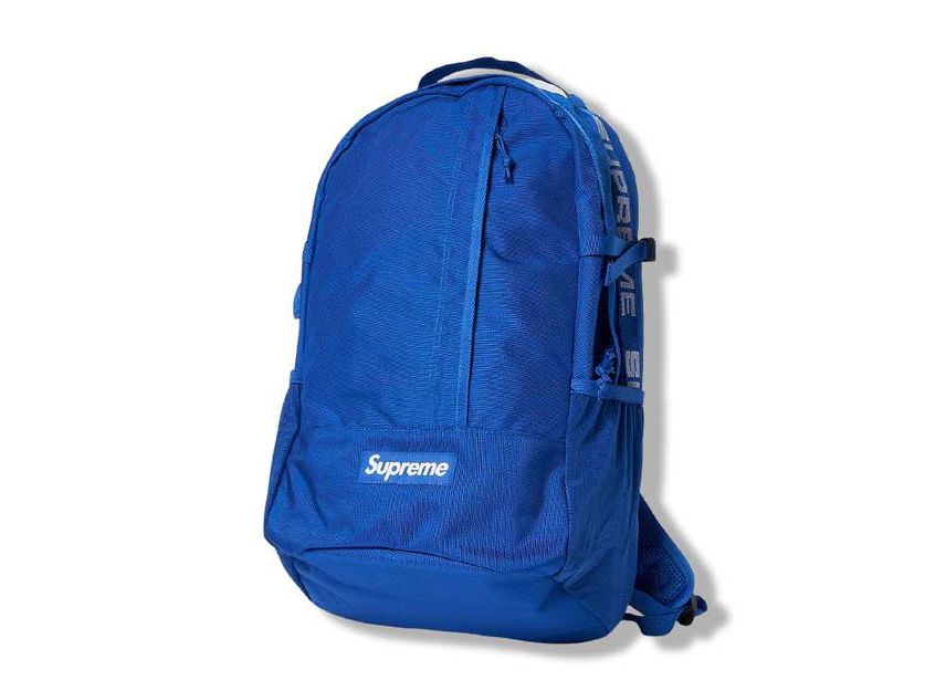 Supreme 18SS Backpack Blue SNKRDUNK