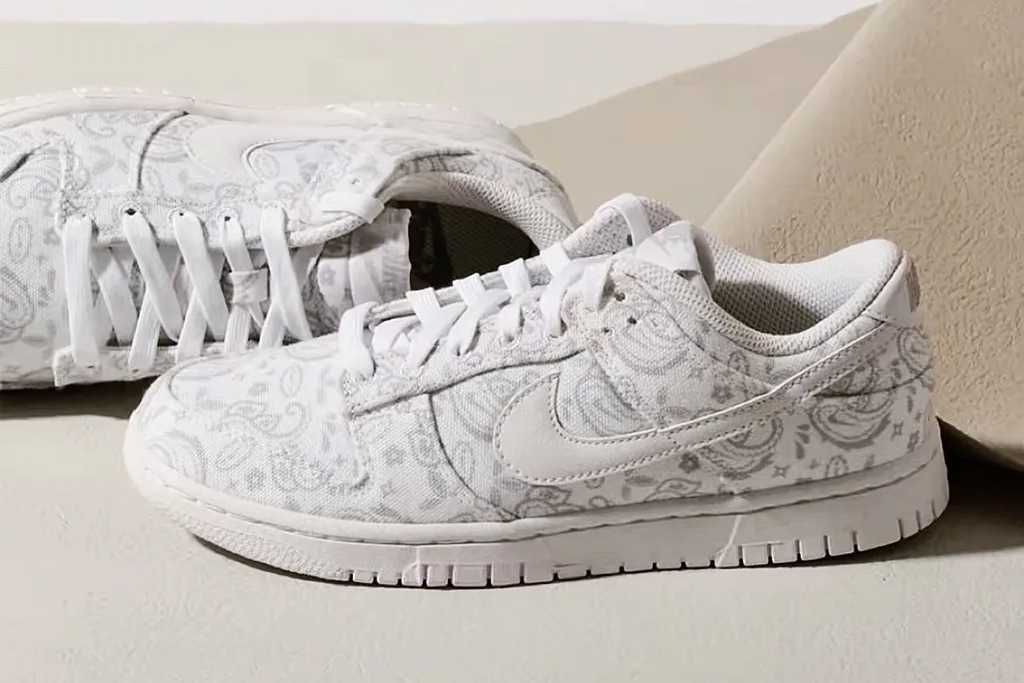 【スニダンで購入可】4/15発売 Nike WMNS Dunk Low ESS "White Paisley" 抽選/定価/販売店舗まとめ 3枚目
