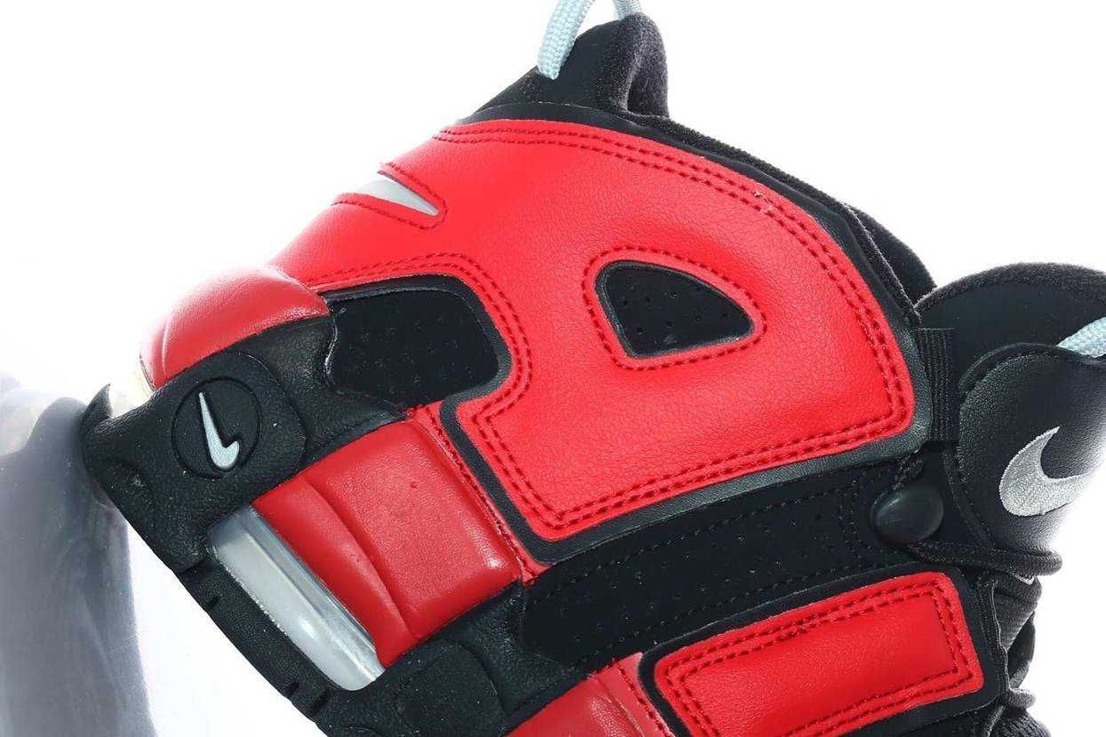 【スニダンで購入可】4/15発売 Nike Air More Uptempo '96 "Black and University Red" 抽選/定価/販売店舗まとめ 2枚目