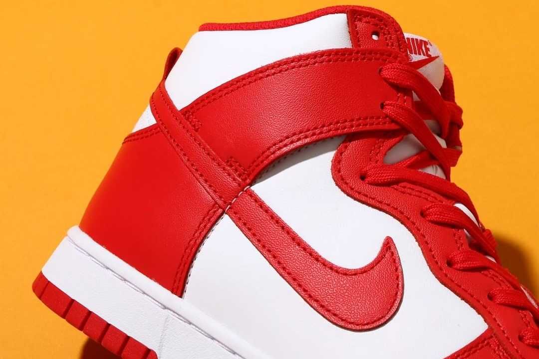 【スニダンで購入可】4/16・4/18発売 Nike Dunk High "Championship White and Red" 抽選/定価/販売店舗まとめ 2枚目