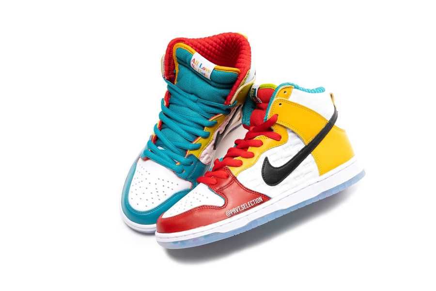 【スニダンで購入可】8/13・8/15発売 froSkate × Nike SB Dunk High Pro QS "All Love" 抽選/定価/販売店舗まとめ 15枚目