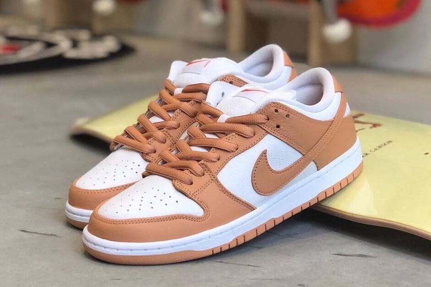 Nike SB Dunk Low Pro ISO Light Cognac ダンク ロー Nike SB Dunk Low Pro ISO