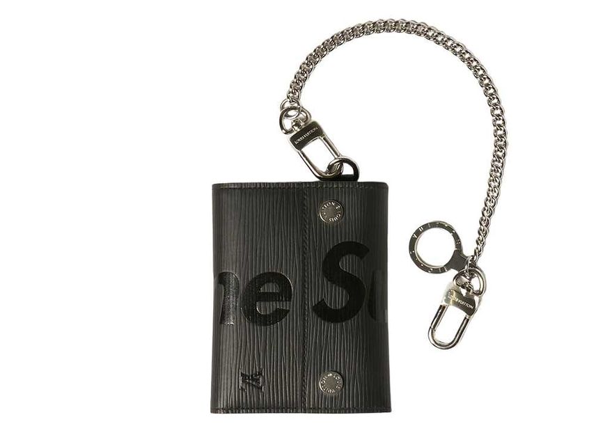 Supreme louis top vuitton chain wallet