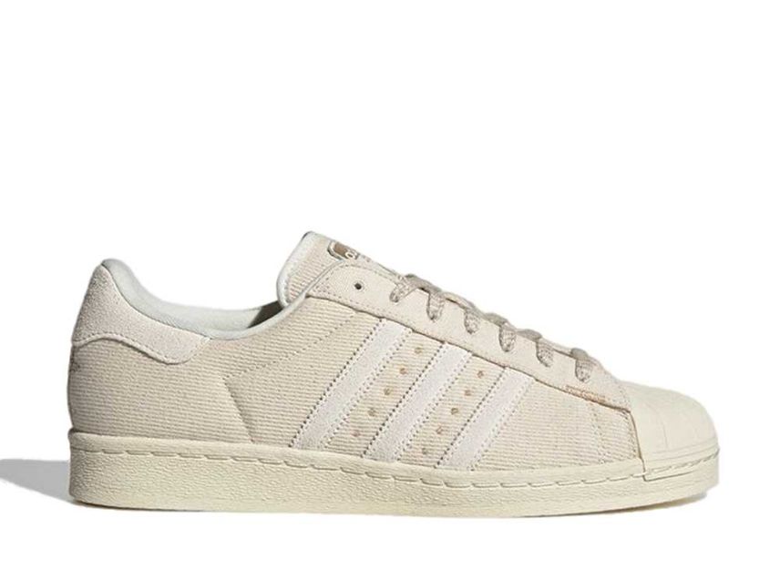 Adidas superstar white beige best sale