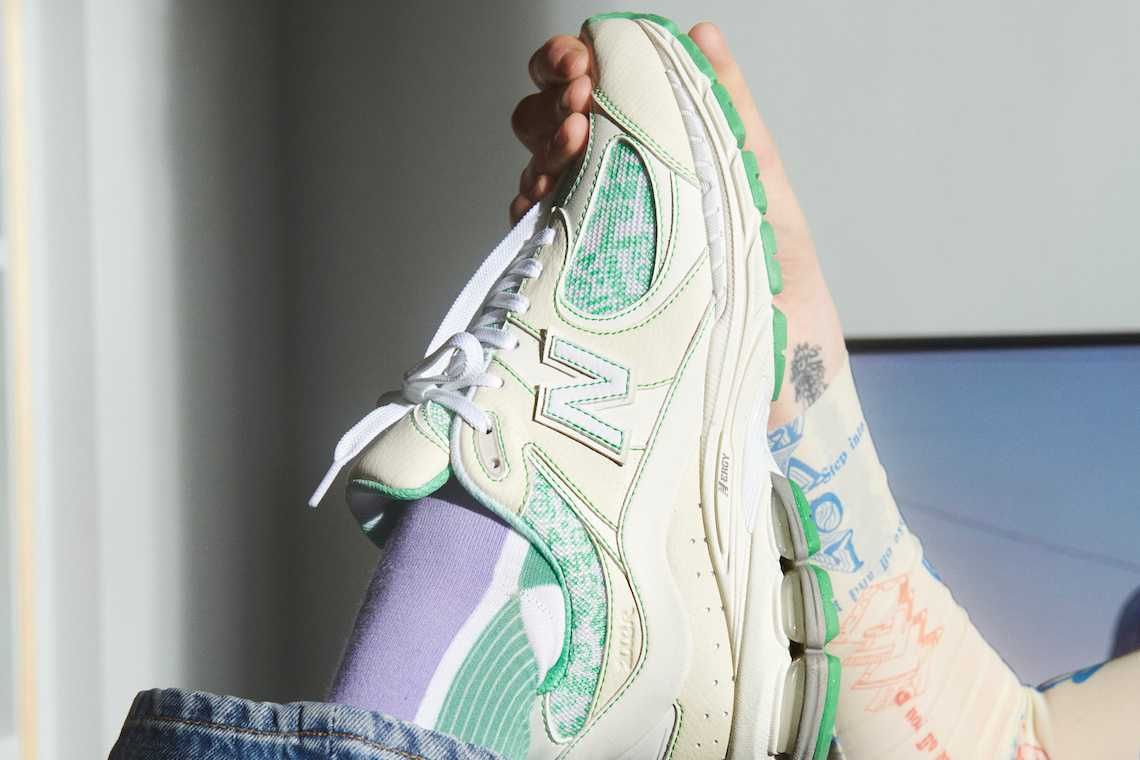 【スニダンで購入可】4/15発売 GANNI × New Balance WMNS 2002R 2colors 抽選/定価/販売店舗まとめ 4枚目