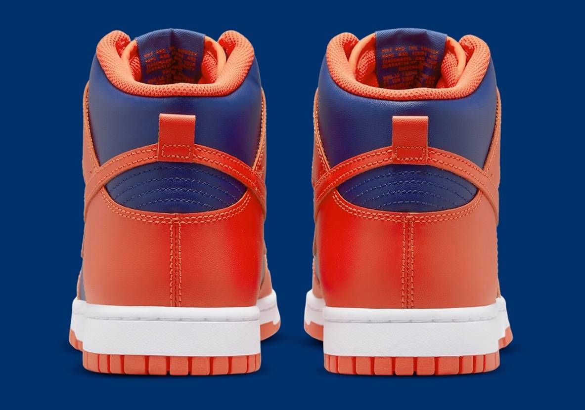 【スニダンで購入可】5/25発売 Nike Dunk High Retro "Orange and Deep Royal" 抽選/定価/販売店舗まとめ 8枚目