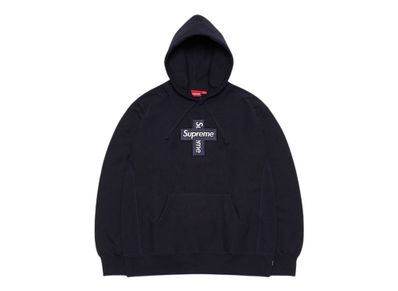 Supreme Cross Box Logo Hooded Sweatshirt