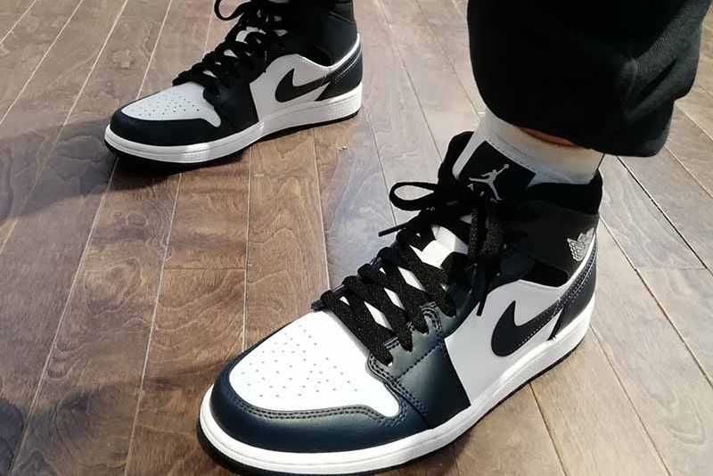 【スニダンで購入可】4/27発売 Nike Air Jordan 1 Mid "Dark Teal" 抽選/定価/販売店舗まとめ 4枚目