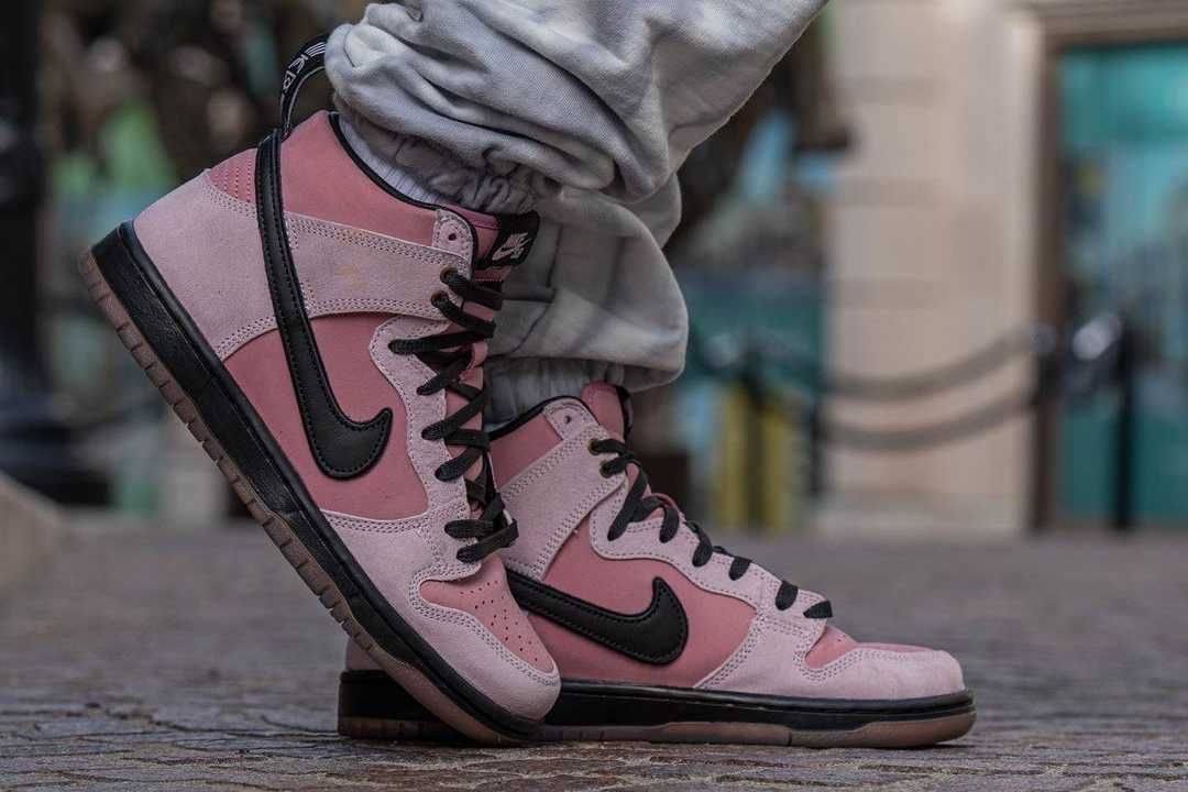 【スニダンで購入可】5/2発売 KCDC Brooklyn Skateshop × Nike SB Dunk High "Pink/Black" 抽選/定価/販売店舗まとめ 3枚目