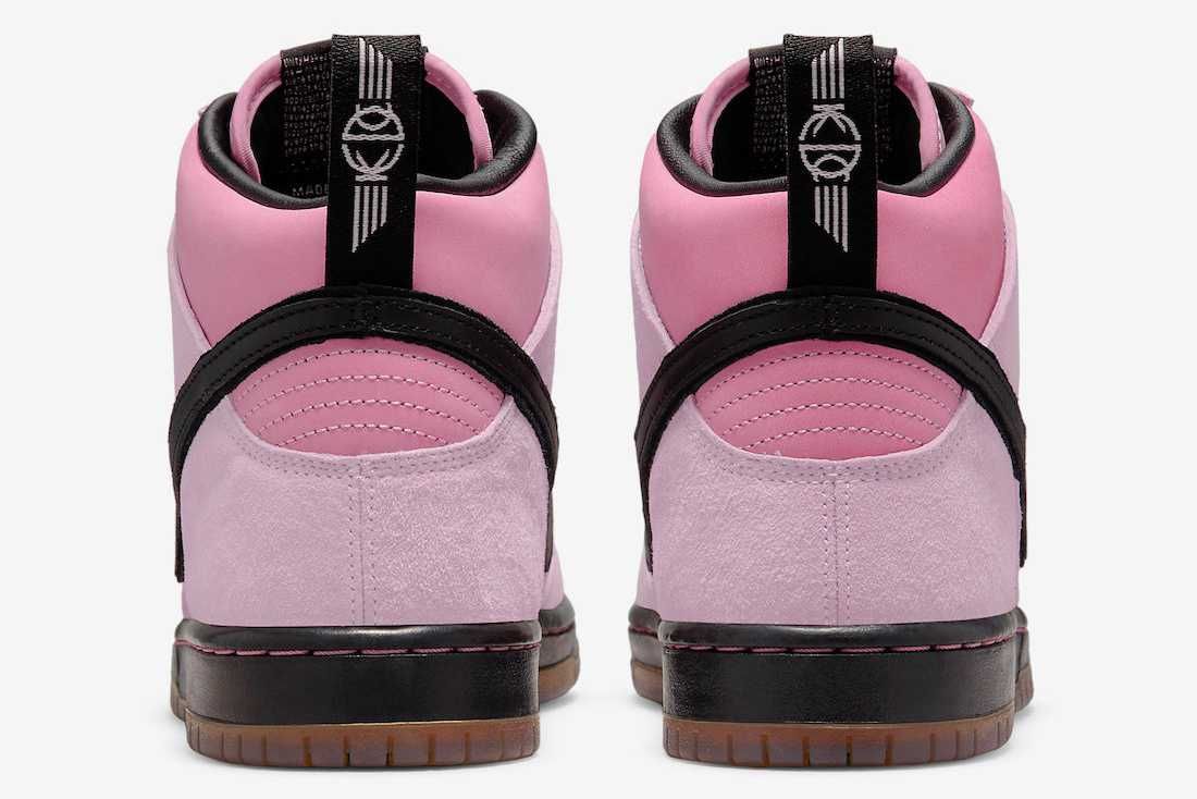 【スニダンで購入可】5/2発売 KCDC Brooklyn Skateshop × Nike SB Dunk High "Pink/Black" 抽選/定価/販売店舗まとめ 8枚目