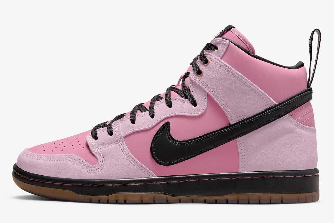 【スニダンで購入可】5/2発売 KCDC Brooklyn Skateshop × Nike SB Dunk High "Pink/Black" 抽選/定価/販売店舗まとめ 6枚目