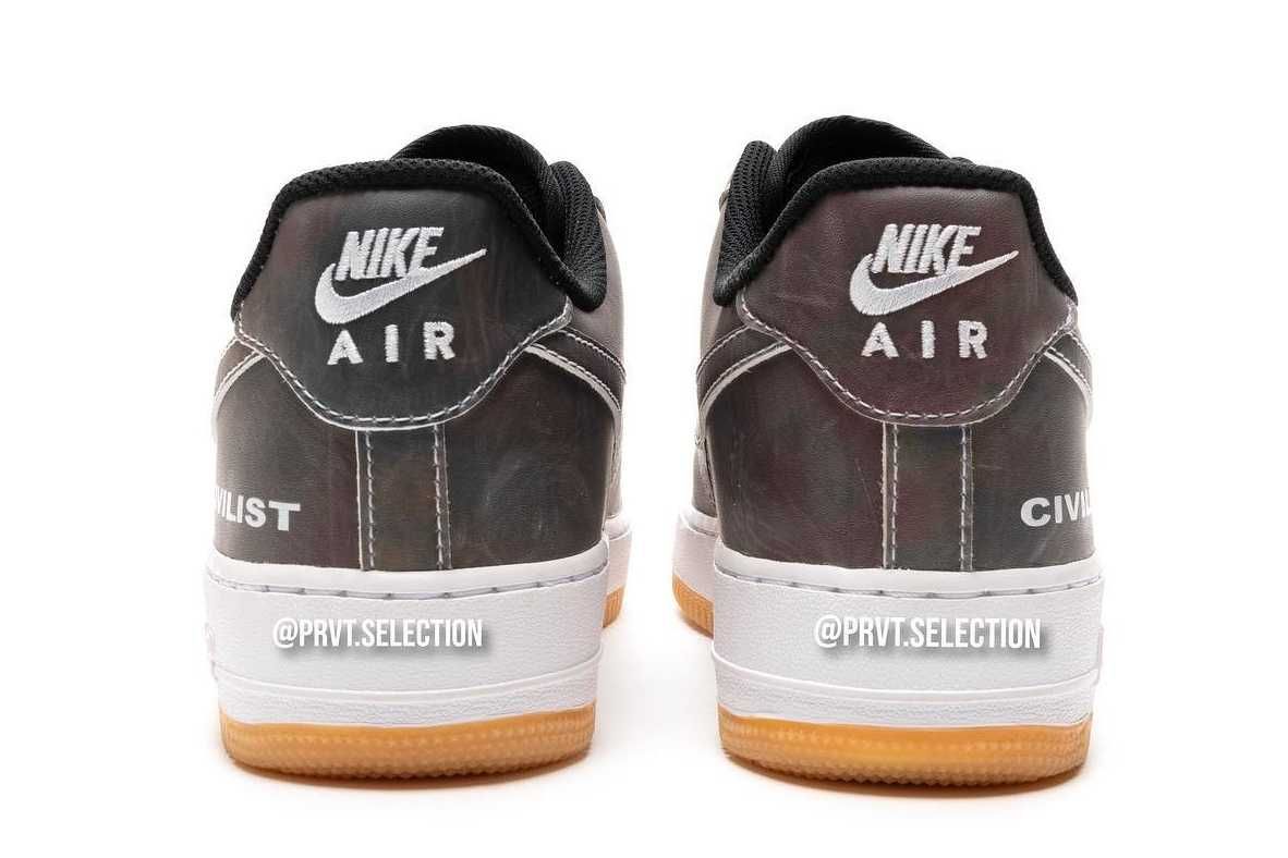 【リーク】Civilist × Nike Air Force 1 抽選/定価/販売店舗まとめ 5枚目