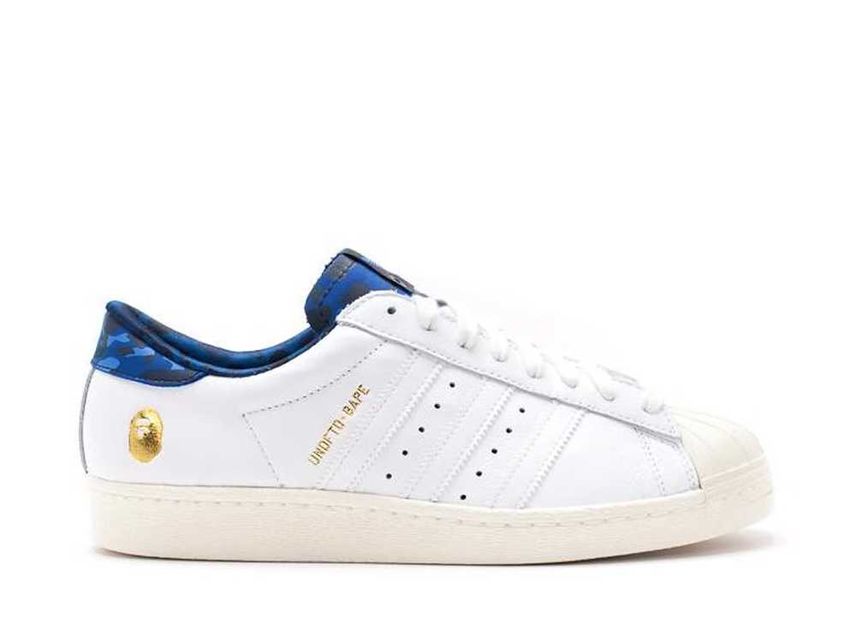 UNDEFEATED A Bathing Ape adidas Superstar 80s