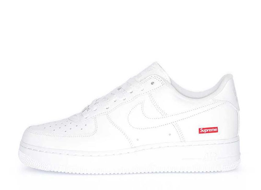 白 27cm supreme nike air force 1 エアフォース - スニーカー