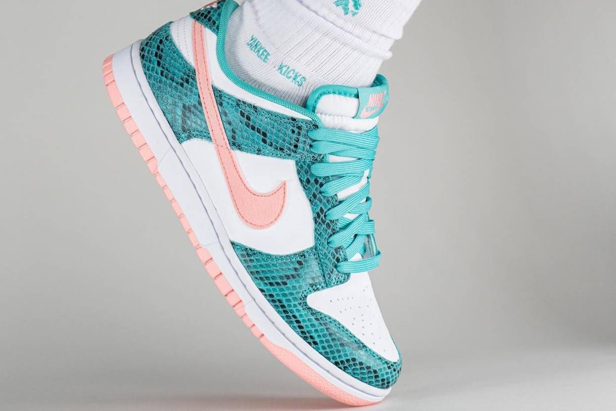 【リーク】Nike Dunk Low "Turquoise Snakeskin" 抽選/定価/販売店舗まとめ 8枚目