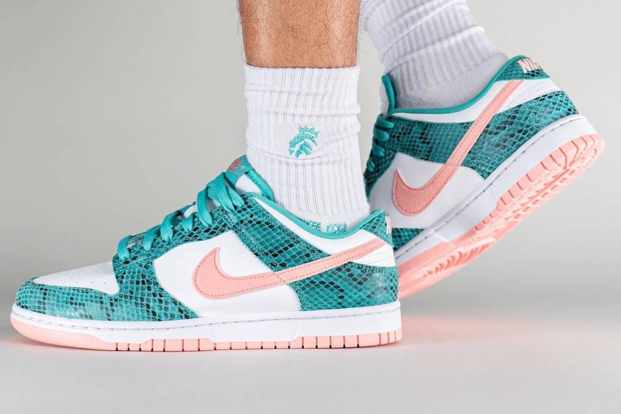 【リーク】Nike Dunk Low "Turquoise Snakeskin" 抽選/定価/販売店舗まとめ 10枚目