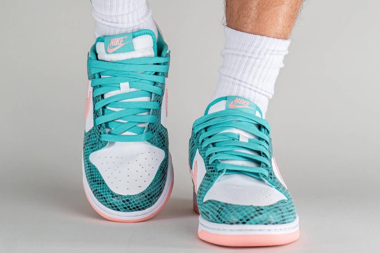 【リーク】Nike Dunk Low "Turquoise Snakeskin" 抽選/定価/販売店舗まとめ 12枚目